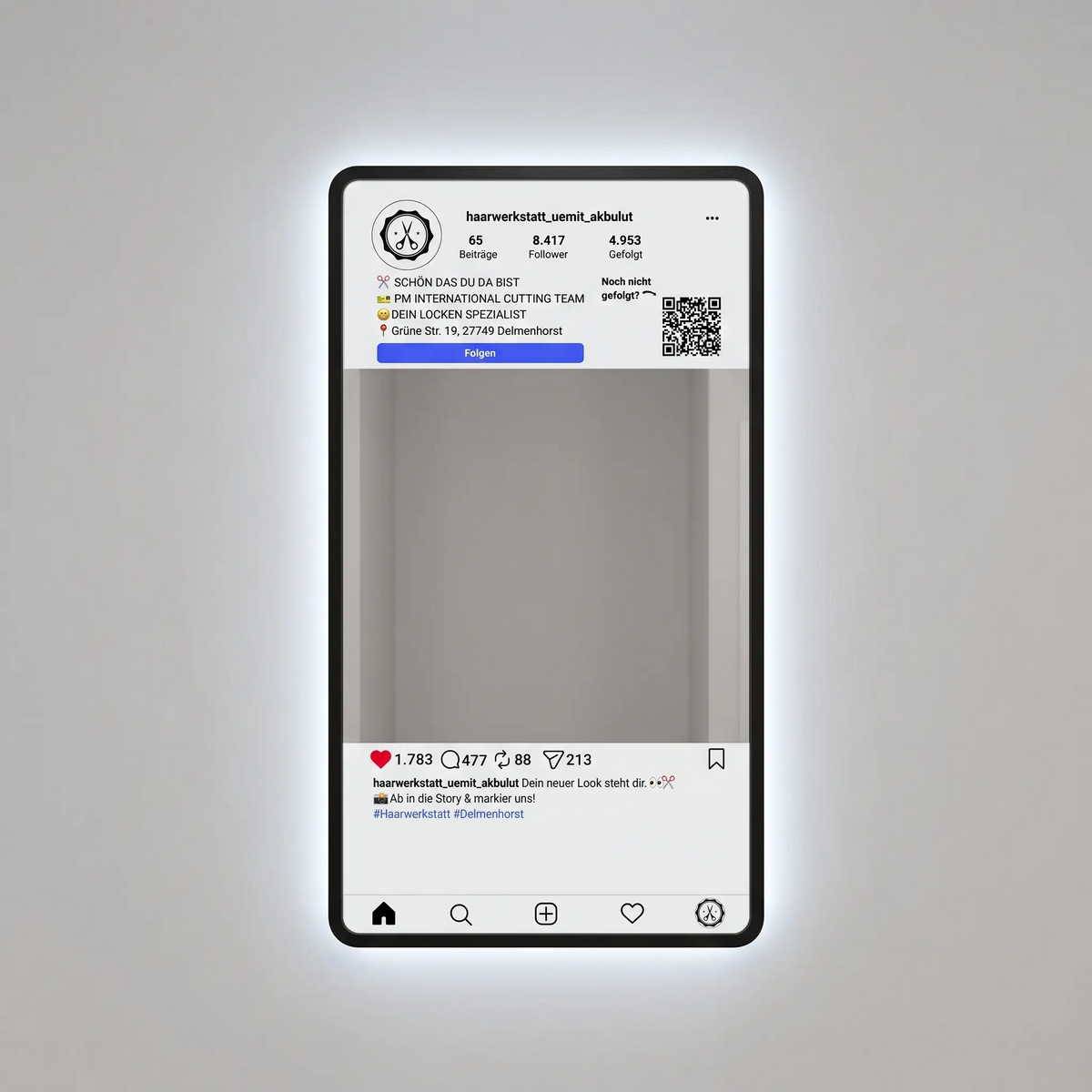 Social Mirror – Miet-Anfrage
